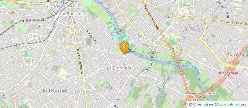 localisation de l'entreprise ASSOCIATION REZE-ACCUEIL à REZE