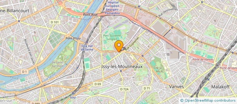 localisation de l'entreprise ASSOCIATION RICHARD HERVE à ISSY-LES-MOULINEAUX