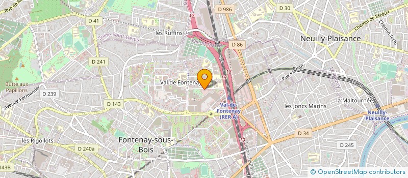 localisation de l'entreprise ASSOCIATION RIE LE PERIVAL à FONTENAY-SOUS-BOIS