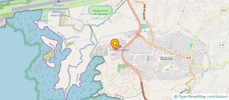 localisation de l'entreprise ASSOCIATION RING STARS CLUB  DUCOS