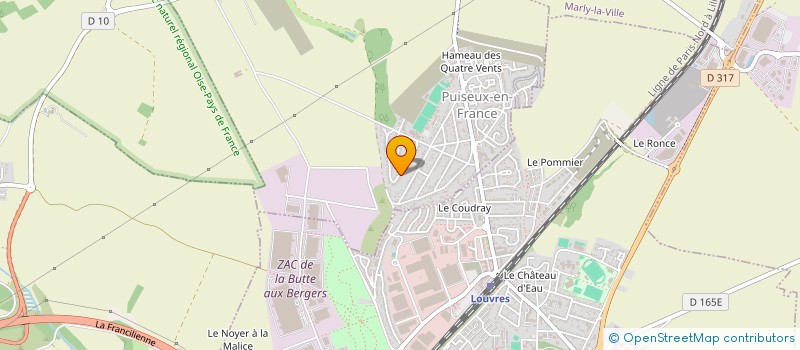 localisation de l'entreprise ASSOCIATION RIO  PUISEUX-EN-FRANCE