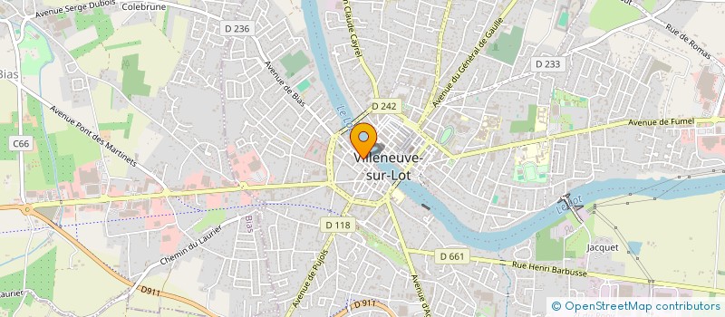 localisation de l'entreprise ASSOCIATION RIRE ET DELIRE  VILLENEUVE-SUR-LOT