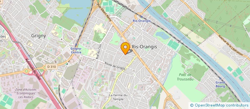 localisation de l'entreprise ASSOCIATION RIS N'RYTHM à RIS-ORANGIS