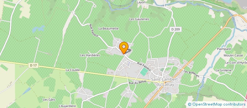 localisation de l'entreprise ASSOCIATION RITOURNELLE  VAL-DU-LAYON