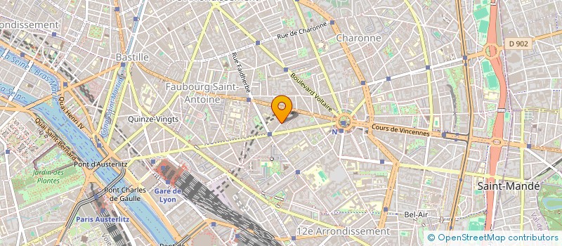 localisation de l'entreprise ASSOCIATION RIVERSIDE  PARIS