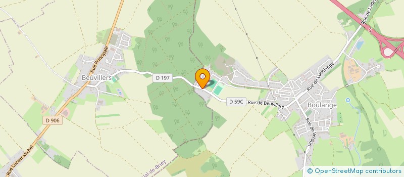 localisation de l'entreprise ASSOCIATION RIVIERES DE JOIE  BOULANGE