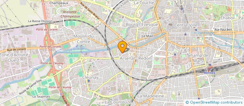 localisation de l'entreprise ASSOCIATION ROAZHSOUND  RENNES