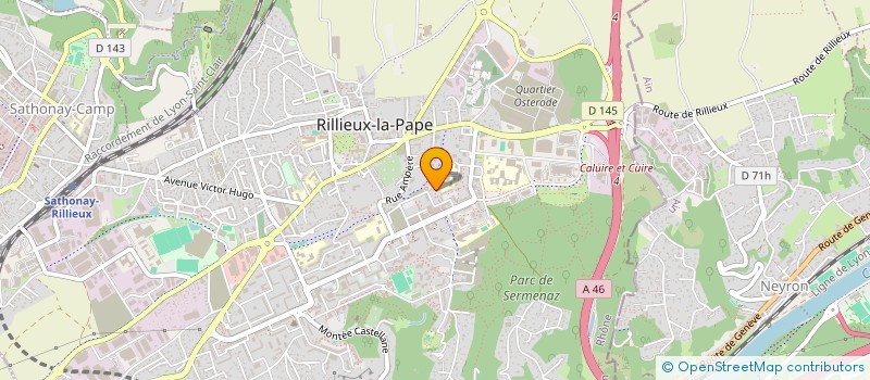 localisation de l'entreprise ASSOCIATION ROBERT GAMZON à RILLIEUX-LA-PAPE
