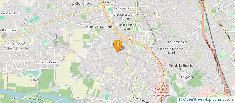 localisation de l'entreprise ASSOCIATION ROBOTECH à ORLEANS