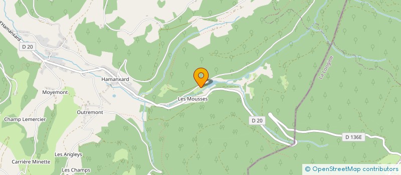 localisation de l'entreprise ASSOCIATION ROCK ET COUNTRY  LE VAL-D'AJOL