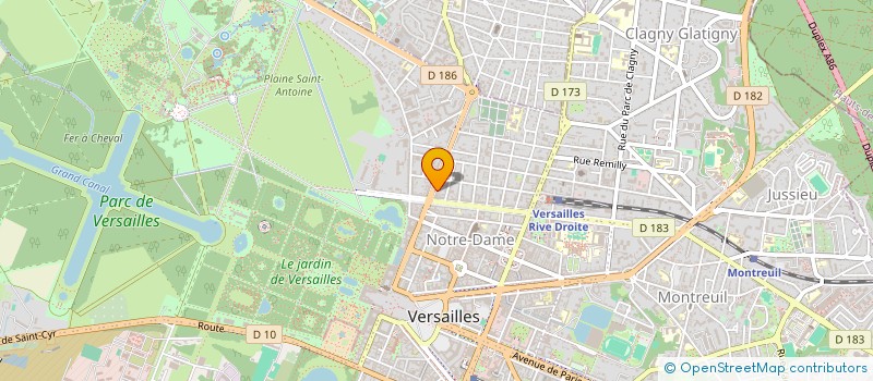 localisation de l'entreprise ASSOCIATION ROCKAMADOUR à VERSAILLES