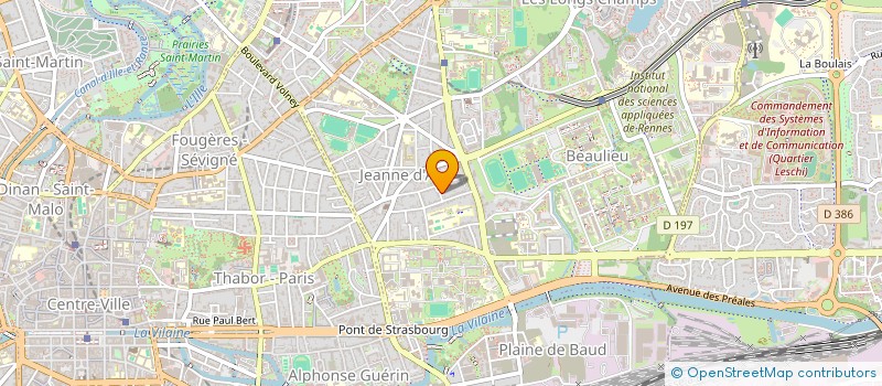 localisation de l'entreprise ASSOCIATION ROCKEA  RENNES