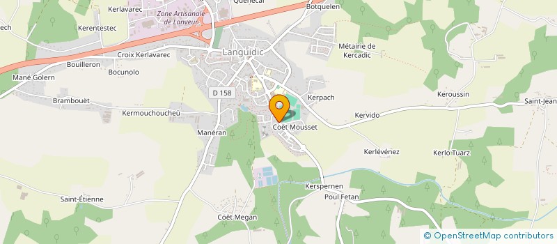 localisation de l'entreprise ASSOCIATION ROCKLANG  LANGUIDIC