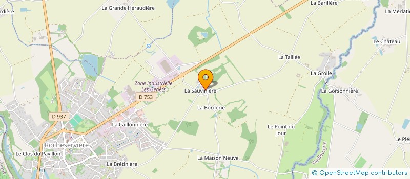 localisation de l'entreprise ASSOCIATION ROCKSERVIERE  ROCHESERVIERE