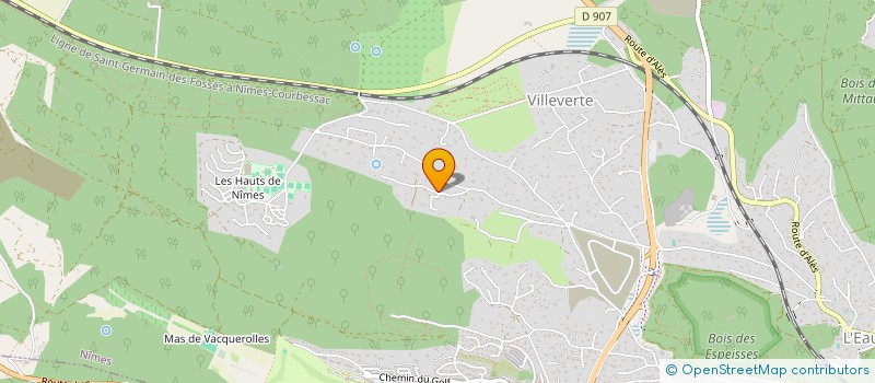 localisation de l'entreprise ASSOCIATION ROLLER LIB  NIMES