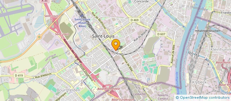 localisation de l'entreprise ASSOCIATION ROLLERS CLUB à SAINT-LOUIS
