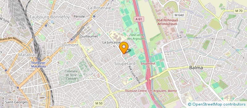 localisation de l'entreprise ASSOCIATION ROM BULGARE DE TOULOUSE à TOULOUSE