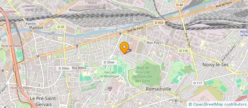 localisation de l'entreprise ASSOCIATION ROMAINZIC à ROMAINVILLE