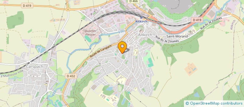 localisation de l'entreprise ASSOCIATION ROMINAGROBIS  ALTKIRCH