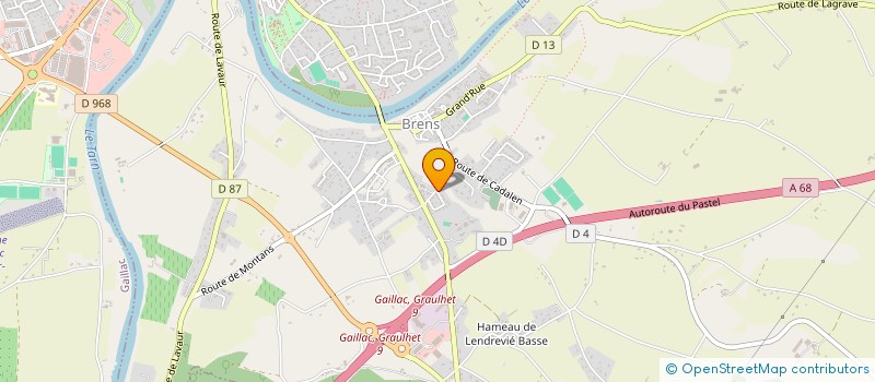 localisation de l'entreprise ASSOCIATION ROOL' TOUJOURS à BRENS