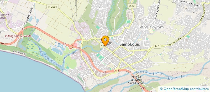 localisation de l'entreprise ASSOCIATION ROPAULD  SAINT-LOUIS
