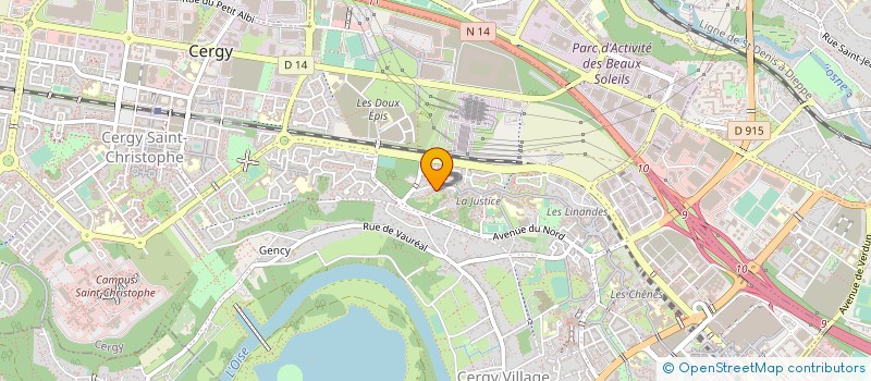 localisation de l'entreprise ASSOCIATION ROTTEN CORE  CERGY