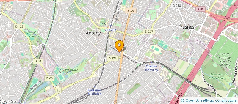 localisation de l'entreprise ASSOCIATION ROUE-COOL à ANTONY