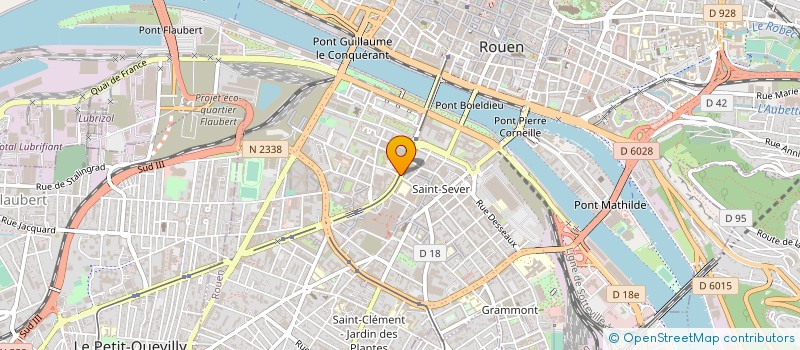 localisation de l'entreprise ASSOCIATION ROUEN HAND BALL à ROUEN