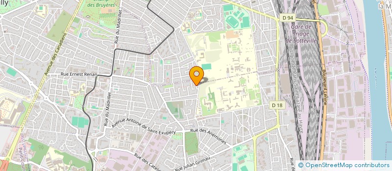 localisation de l'entreprise ASSOCIATION ROUENNAISE DE FOOTBALL  SAINT-ETIENNE-DU-ROUVRAY