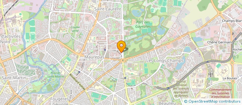 localisation de l'entreprise ASSOCIATION ROUL'REVE à RENNES