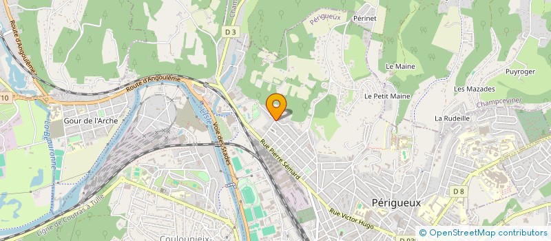 localisation de l'entreprise ASSOCIATION ROULETABILLE à PERIGUEUX