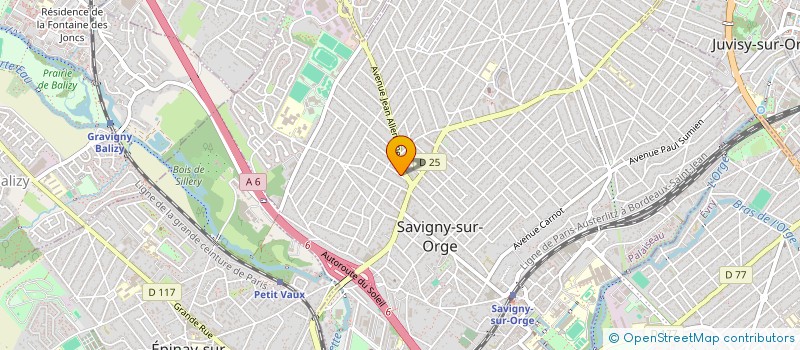 localisation de l'entreprise ASSOCIATION ROULEURS à SAVIGNY-SUR-ORGE
