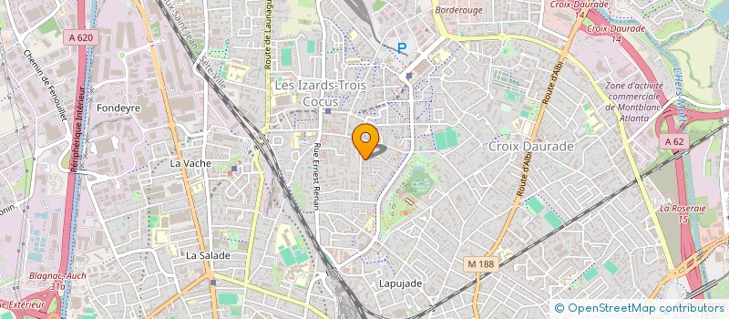 localisation de l'entreprise ASSOCIATION ROULEZ ROSE à TOULOUSE