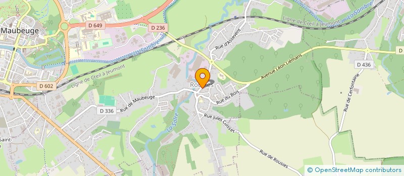 localisation de l'entreprise ASSOCIATION ROUSIES JUMELAGE  ROUSIES