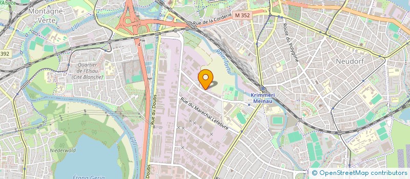 localisation de l'entreprise ASSOCIATION ROUTE NOUVELLE ALSACE à STRASBOURG