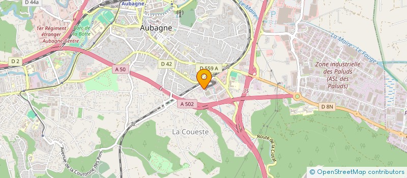 localisation de l'entreprise ASSOCIATION ROUTIERE SUR LES TRANSPORTS ET L'EDUCATION AVEC DES METHODES D'INITIATION EN SECURITE ROUTIERE à AUBAGNE