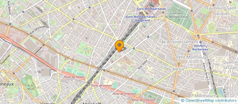 localisation de l'entreprise ASSOCIATION ROUVIER PLAISANCE  PARIS