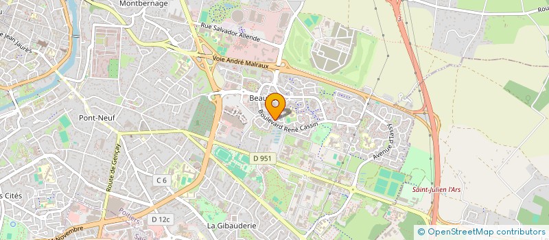 localisation de l'entreprise ASSOCIATION ROXOL à POITIERS