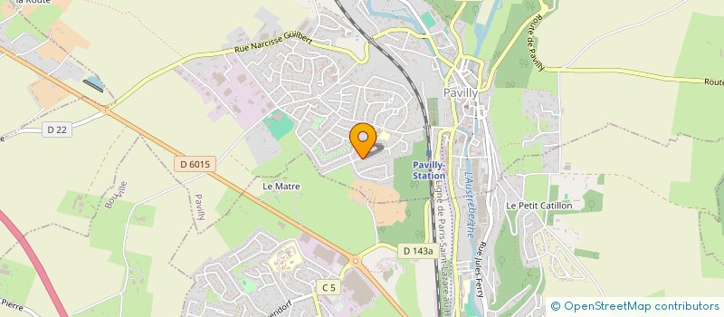 localisation de l'entreprise ASSOCIATION RPE PIERRE ET MARIE CURIE  PAVILLY