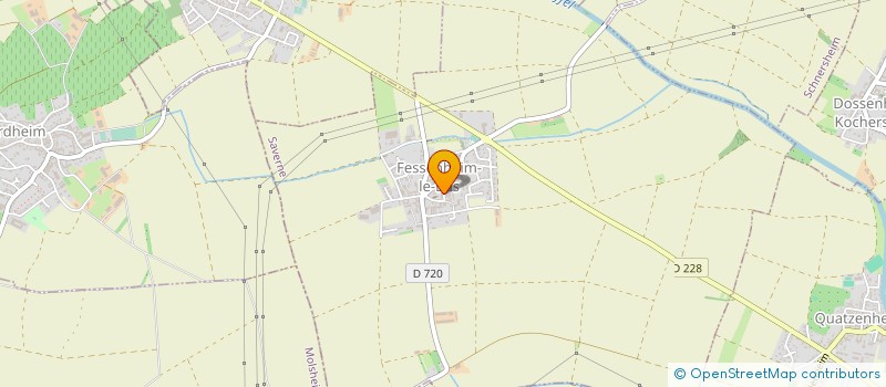 localisation de l'entreprise ASSOCIATION RPI FESSENHEIM-KUTTOLSHEIM-WINTZENHEIM - LES LOUSTICS DES TROIS VILLAGES  FESSENHEIM-LE-BAS