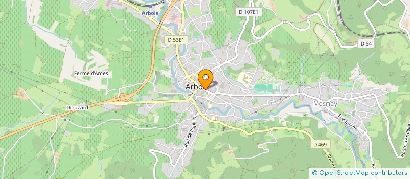 localisation de l'entreprise ASSOCIATION RPI VADANS - LA FERTE à VADANS