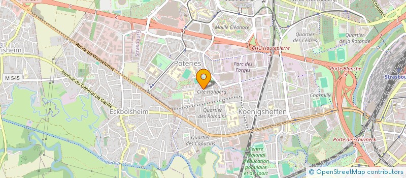 localisation de l'entreprise ASSOCIATION RUCHE RUN à STRASBOURG