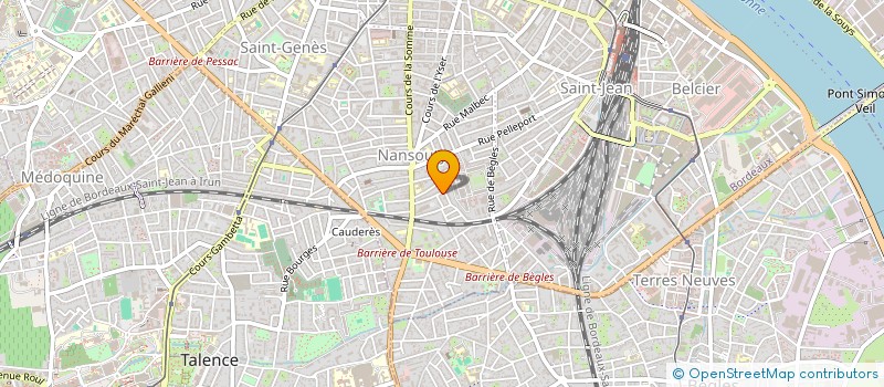 localisation de l'entreprise ASSOCIATION RUE VAUCHER  BORDEAUX