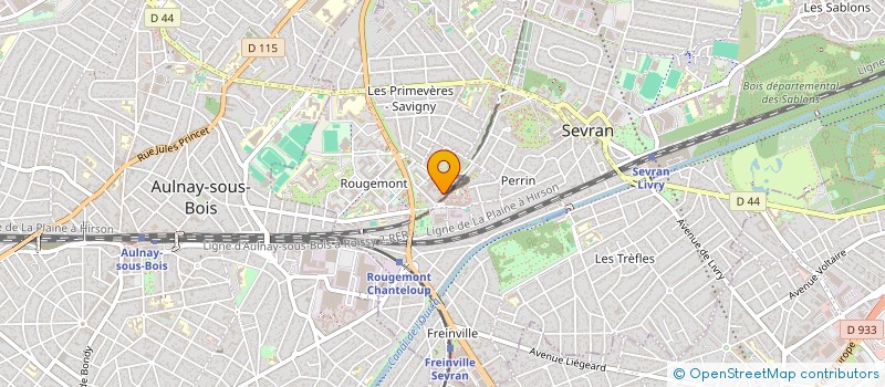localisation de l'entreprise ASSOCIATION RUGBY AULAY CLUB à SEVRAN