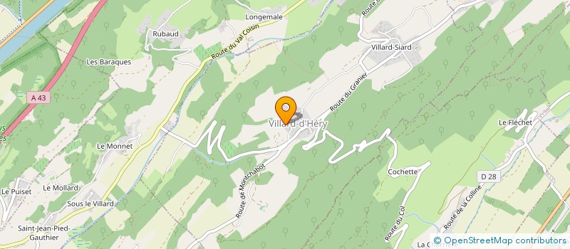 localisation de l'entreprise ASSOCIATION RUGBY KWATT (A.R.K.)  MONTMELIAN