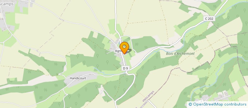 localisation de l'entreprise ASSOCIATION RUGBY OLYMPIQUE FLESSELLES  EQUENNES-ERAMECOURT