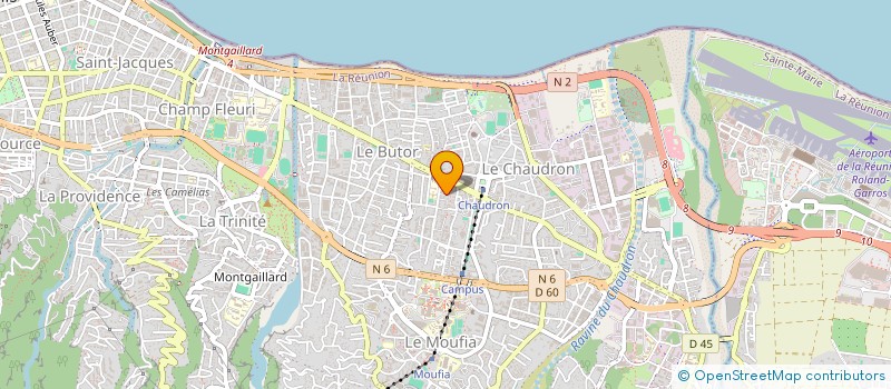 localisation de l'entreprise ASSOCIATION RUN INCLUSION  SAINT-DENIS