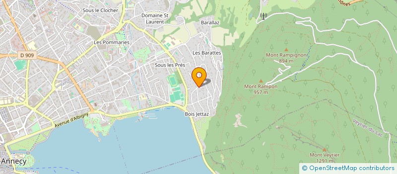 localisation de l'entreprise ASSOCIATION RUSS'ART à ANNECY