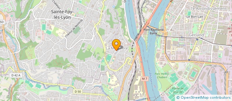 localisation de l'entreprise ASSOCIATION RYTHME  LA MULATIERE