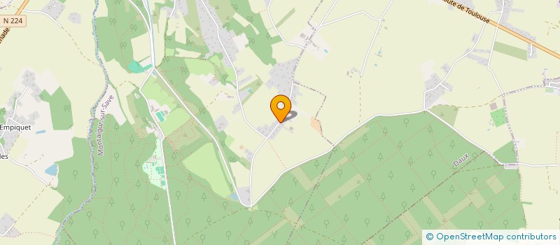 localisation de l'entreprise ASSOCIATION RYUKYU TO-DE & KOBUJUTSU  MONTAIGUT-SUR-SAVE